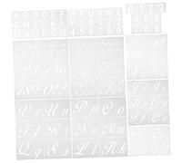 UKCOCO Stencil e Modelli Assortiti Riutilizzabili e Trasparenti per Pittura e Decorazioni Fai da Te Adatti Scrapbooking e Album Fotografici
