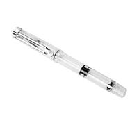 UKCOCO Stilografica Ricaricabile con Pennino Flessibile Pistone Pennello per Calligrafia e Scrapbook Plastica Resistente Ricarica Facile e