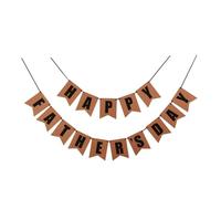 UKCOCO Striscioni di Carta per Festa del Papà Decorazioni da Appendere Colorate Set da 1 Pezzo Due Festoni Creativi Facili da Montare per Ambienti Festivi