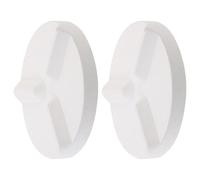UKCOCO Strumenti di Cottura in Ossido di Alluminio Bianco Riutilizzabile 2 Pezzi Supporto Refrattario per Ceramica per Fornace Artigianale e Creazione Artistica