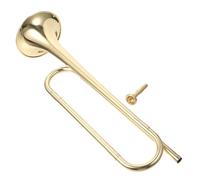 UKCOCO Strumento Musicale Tromba Portatile Ottone per Strumento Didattico per Apprendimento Musicale per Decorazione e Collezione Resistente e Pratico per Giovanissimi Musicisti