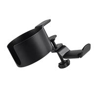 UKCOCO Supporto Cuffie e Portabicchieri da Scrivania in Lega di Alluminio Regolabile Morsetto Antiscivolo per Spessori Multifunzione per Ufficio e Gaming