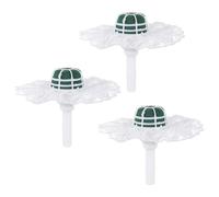 UKCOCO Supporto per Bouquet da Sposa Prolunga la Durata dei Fiori per Occasioni di Matrimonio e Mantiene Bouquet Fermo con Pizzo Bianco, 3 Set con Base in Plastica e Rete