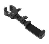 UKCOCO Supporto per Clarinetto Clip Rapida, Lyra per Cellulare in Plastica Nera, Rotazione 360°, Stabile e Adatto a Musicisti in Aula o All'aperto