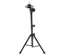 UKCOCO Supporto per Pad Batteria Regolabile con Braccio Boom, Metallo, Nero, Compatibile con Practice Pads e Drum Stands, per Pratica a Casa e Performance in Viaggio