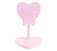 UKCOCO Supporto Regolabile per Telefono da Scrivania a Forma di Cuore, Supporto Rotante Telescopico per Smartphone e Tablet, Porta Cellulare Portatile per Ufficio e Studio