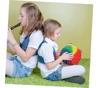 UKCOCO Tamburello Musicale Arcobaleno Strumento a Percussione a Mano Giocattolo Con Motivo Arcobaleno Giocattolo Educativo Per Ragazzo Ragazza