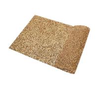 UKCOCO Tappetino per Manicure Art in Resina con Pietre Oro Pieghevole | Supporto Comodo per Mano, Riduce la Fatica, Facile da Pulire, Sfondo Brillante per Foto e Make-up
