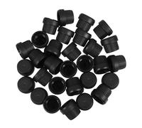 UKCOCO Tappo Erogatore Per Bottiglia 30 Pezzi, Tappo Contagocce Per Oli Essenziali 18 Filettature, Coperchio Di Chiusura Sigillante Per Bottiglie Vetro, Ricambio Pratico Per Uso Quotidiano