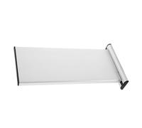 UKCOCO Targa Argento Doppia Faccia Personalizzata Porta in Lega di Alluminio Facile Installazione e Design Minimalista Elegante per Ufficio e Cubicle