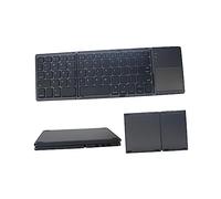 UKCOCO tastiera del computer tastiera portatile foldable keyboard tastiera touch tastiera ultra-sottile tastiera ripiegabile tableta senza fili tastiera wireless pieghevole tastiere