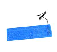 UKCOCO Tastiera USB Flessibile e Silenziosa Silicone Design Portatile per e Scuola e Comfort Ottimale per