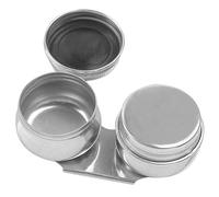 UKCOCO Tazza per Pulizia dei Pennelli in Acciaio Inossidabile Bocca Larga e Guarnizione in Gomma, Contenitore Multifunzione per Pittura a Olio per Uso Interno ed Esterno