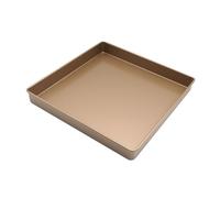 UKCOCO Teglia Quadrata Antiaderente in Carbonio per Pizza e Dolci Resistente a Graffi e Corrosione per Forno e Feste Design Pratico per Appassionati di Dolciaria