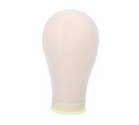 UKCOCO Testa Di Manichino in Tela Manichino Artistico Per Addestramento Supporto Per Parrucche Salone Per Styling Porta Aghi Gratuito