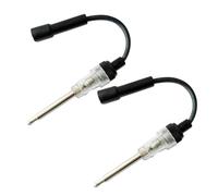 UKCOCO Tester di Accensione Auto a Due Fori, Set da 2 Pezzi, Materiale Resistente, per Test Scintilla e Bobina Accensione, Strumento Diagnostico per Controllo Cilindri Veicoli