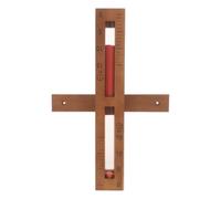 UKCOCO Timer per Sauna da 15 Minuti, con Struttura in Legno Resistente al | Timer decorativo con conto alla rovescia, orologio verticale da parete, ideale per bagni turchi e bagni.