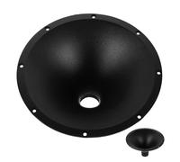 UKCOCO Treble Speaker Horn da 8 Pollici Nero ABS con Accessori per Tromba e Trasmissione Audio Chiara Ideale per Conferenze