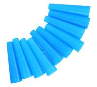 UKCOCO Tubo Conico in Plastica Blu per Filato 10 Pezzi, Resistente all'Usura e Ottimizzato per Spazio, per Macchine ad Alta velocità e Gestione della Produzione