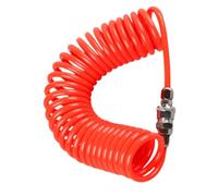 UKCOCO Tubo Flessibile Alta Pressione per Utensili Pneumatici Tubo Estensibile in EVA Rosso con Raccordi Resistente per Compressore Aria