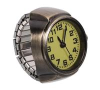 UKCOCO Unique - Mini anello con orologio da polso e orologio al quarto