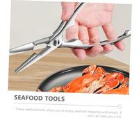 UKCOCO Utensili da Cucina Acciaio Resistenti per Granchio e Aragosta Pinze e Forchette per Gusci Crostacei Strumenti Multifunzionali per Gambe e Chele di Crostacei Accessori Pratici per
