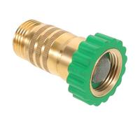 UKCOCO Valvola di Riduzione Pressione Acqua in Ottone per Impianto Idrico e Travel Trailer, Filettatura 3/4", Controllo Preciso della Pressione, Installazione Semplice
