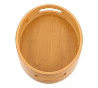 UKCOCO Vassoio in Legno Naturale Per Tè e Snack Con Maniglie Ergonomiche Vassoio in Legno Per Bagno e Formaggi Per Arredamento Della Casa Servitù