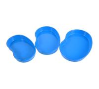 UKCOCO Vassoio Medico in Plastica ABS Resistente da 3 Pezzi Scomparti a Forma di Rene Organizer per Pillole e Compresse Vassoio Portatile per Uso Clinico e Gestione Farmaci Quotidiana