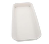 UKCOCO Vassoio Rettangolare in Plastica per Vasi da Fiori, Sottovaso Antigoccia per Piante da Interno Ed Esterno, Grande capacità 40x17 Cm Bordo Spesso per Piante Lunghe e Fioriere Rettangolari