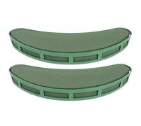 UKCOCO Vassoio Schiuma Floreale a Mezzaluna per Centrotavola Matrimonio, Base Porta Composizioni Floreali Assorbimento Elevato, Supporto Stabile per Decorazioni Floreali Eventi Speciali