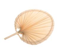 UKCOCO Ventaglio Mano Intrecciato Mano in Stile Cinese Ventilatore Portatile Estivo in Foglia di Palma Raffreddamento Naturale per Spiaggia e Feste Decorazione Parete Vintage