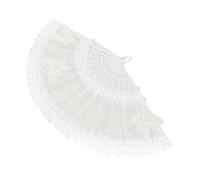 UKCOCO Ventaglio Vintage per Decorativo Matrimoni e Accessorio con Perle Unico per Amanti della Cultura