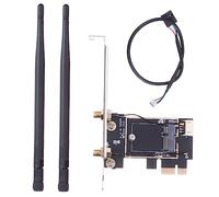 UKCOCO Wifi Pcie Adattatore Wireless Creative Per Computer e Consumo Compatibile Pc Desktop e Notebook Per Gaming e