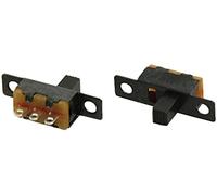 UKD 5 pezzi 50V 0.5A 3 Pin 2 Posizioni Interruttore a Scorrimento 1P 2T On-Off