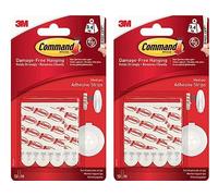 UKDD® Command 17021P - Strisce adesive e di ricarica per appendere senza danni (confezione da 2 = 20 strisce adesive)