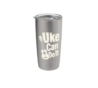 Uke Can Do It - Gioco di parole a quattro corde Bicchiere termico in acciaio inox doppia parete