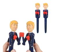 UKEMING Trump vs Harris, set di 2 penne da boxe divertenti e interattive, per ridurre lo stress, idea regalo per adulti (Trump)
