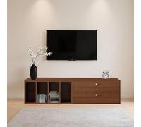 UKETO Mobile TV Modulare - Personalizzabile in Lunghezza e Altezza, Ideale per Salotto e Spazi Piccoli, Fácile da Montare(A,160CM/63)