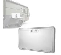 UKETO Tavolo Ribaltabile da Parete per Camper - ASA Resistente agli UV, Cerniere in Acciaio Inox, 90° Stabilità (25kg Carico) - Spazio-Sparante per Campeggio, Cucina e Casa Compacta(White)