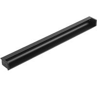 UKewei manopole e maniglie, maniglie per porte da incasso, maniglie per porte scorrevoli nascoste in lega di alluminio, maniglia incorporata per armadio, 1 pz/oro/1200 mm (colore: nero, dimensioni