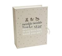 ukgiftstoreonline Scatola dei ricordi con scomparti e icone regalo, motivo Twinkle Twinkle Little Star, 28.5 cm x 23 cm x 9.5 cm