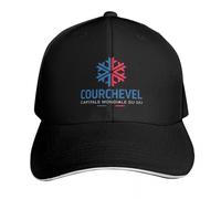 UKHQFED Cappellino da Baseball Classico e Versatile Courchevel Resort, Francia: Capitale Mondiale dello Sci Cappellino tattico Hip Hop Cappuccio Uomo Donna Regali Sportivi