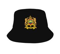 UKHQFED Cappello da Pescatore Regno del Marocco Cappello da Pescatore Primavera Copricapo Accessori Marocco di Armi per Le Donne all'aperto Boonie Hat Leggero PLeisure Regali Sportivi