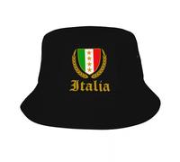 UKHQFED Cappello da Pescatore Uomo Donna Cappello da Pescatore Italia Italia Bandiera Italiana Estate Spiaggia Vacanza Copricapo Sport all'Aria Aperta s Euro cap PLeisure Regali Sportivi
