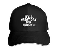 UKHQFED Classico Berretto da Baseball Versatile È Un Grande Giorno per Sudoku Wild Ball Hat Cappello da Trekking Cappello da papà Hip Hop Cappelli da Uomo Regali Sportivi da Donna