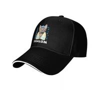 UKHQFED Classico Berretto da Baseball Versatile Shalom Shabbat Juif Amusant avec Kippa Caps Cappellini da Uomo cap for Men Caps for Men Estate 2025 PLeisure Regali Sportivi