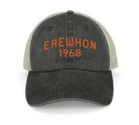 UKHQFED Classico Versatile Berretto da Baseball con Rete Traspirante Erewhon 1968 Cappello Maschile Snapback cap Cappello Occidentale Baseball Uomo Donna PLeisure Regali Sportivi