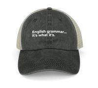 UKHQFED Classico Versatile Berretto da Baseball Grammatica Inglese... Cappello Anime Cappellini di Lusso Neri Golf Wear Uomo Donna PLeisure Regali Sportivi