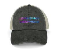 UKHQFED Classico Versatile Berretto da Baseball L'Amore Non è debolezza - Arcobaleno B Cappelli Divertenti Berretti da Pesca Uomo Cappellino da Uomo di Lusso per Le Donne Regali Sportivi da Uomo